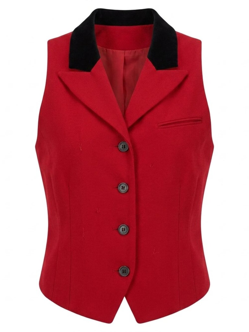 Ann Taylor Women’s Red Wool Gilet Vest - Size 10